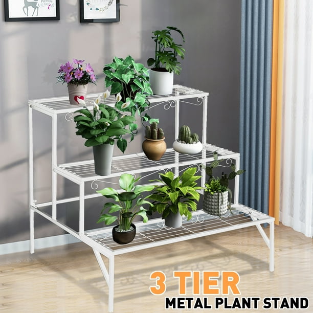 Indoor/Outdoor Plant Stand FLOWER GARDEN PATIO LANDSCAPING DISPLAY STAND
